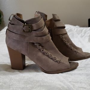 Diba open toe booties